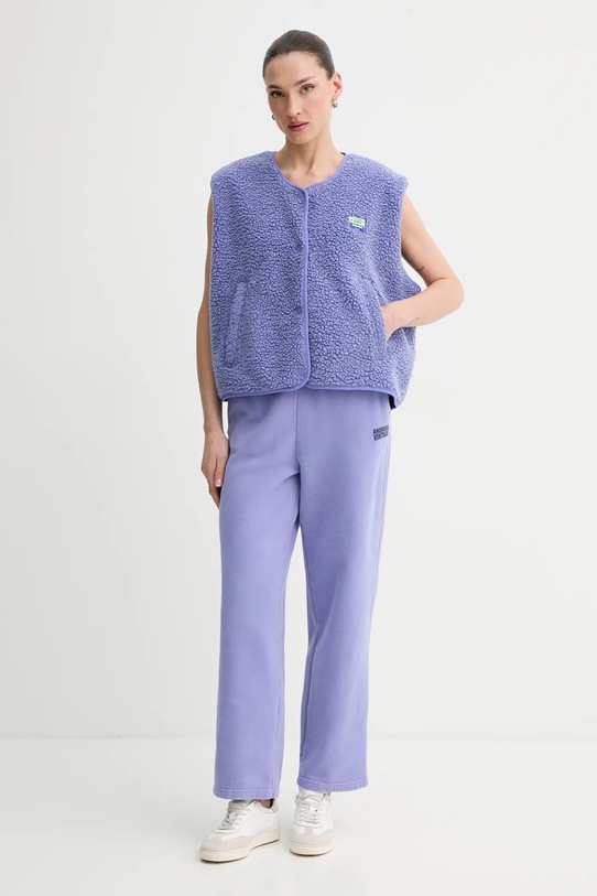 American Vintage bezrękawnik HOK16B fioletowy AA00