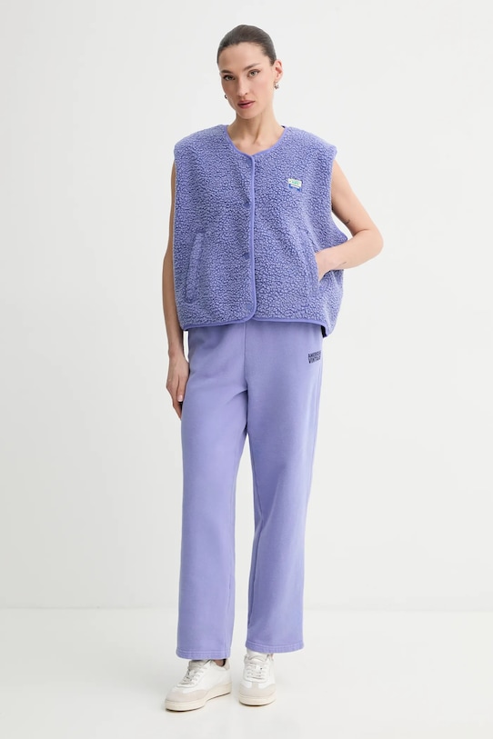 American Vintage bezrękawnik HOK16B fioletowy AA00