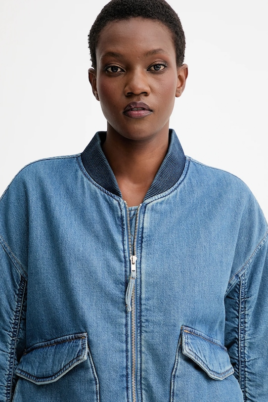 Jeans bomber jakna Levi's modra A7262.0009