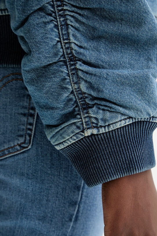 Levi's kurtka bomber jeansowa A7262.0009 niebieski