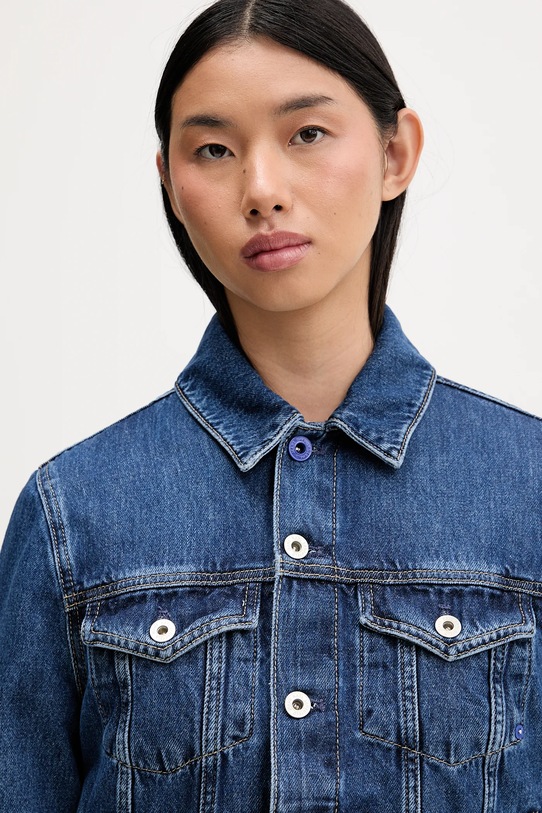 Karl Lagerfeld Jeans kurtka jeansowa granatowy A1W14002