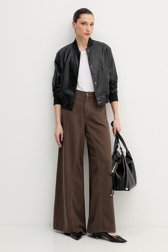 Armani Exchange Bunda bomber dámska XW001432.AF16618.NOS čierna AA00