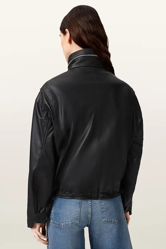 AllSaints bomberka damska skórzana W110LD czarny AA00