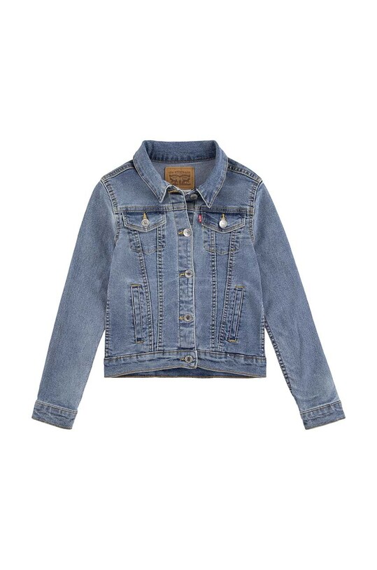 Levi's geacă din denim pentru copii 4E4388 albastru AA00