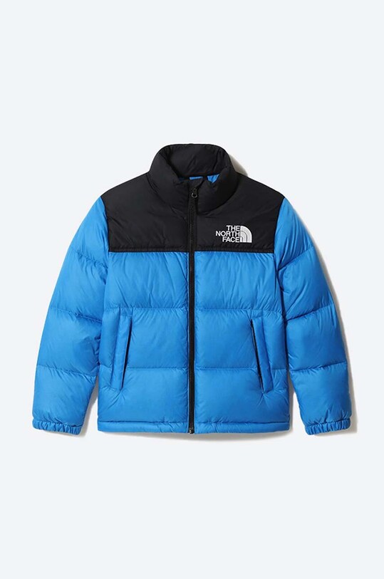 Detská páperová bunda The North Face Youth 1996 Retro Nuptse zateplené modrá NF0A4TIM