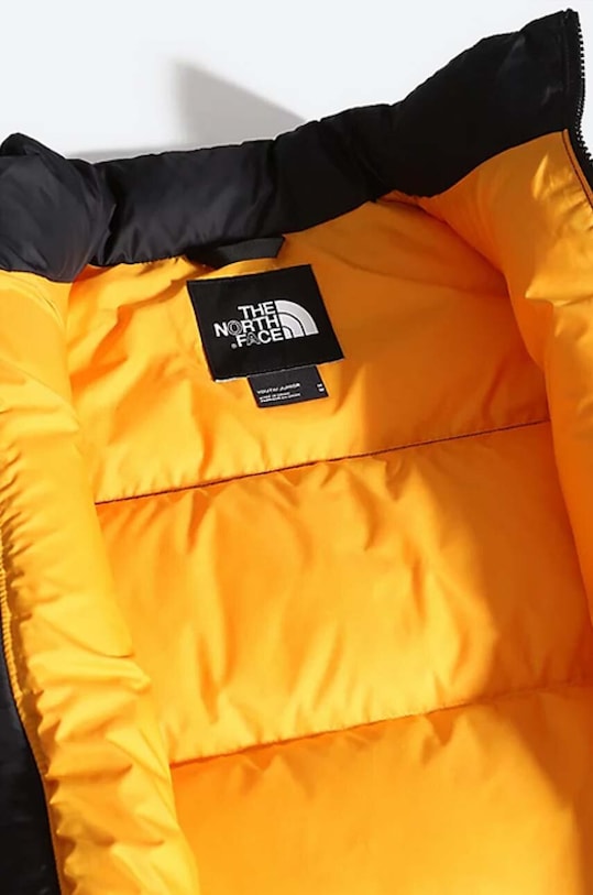 The North Face geaca de puf pentru copii Youth 1996 Retro Nuptse galben NF0A4TIM56P
