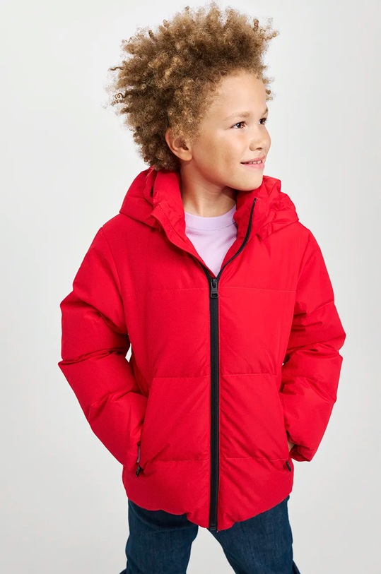 Dětská péřová bunda Reima Paimio s podšívkou červená 5100282A.K