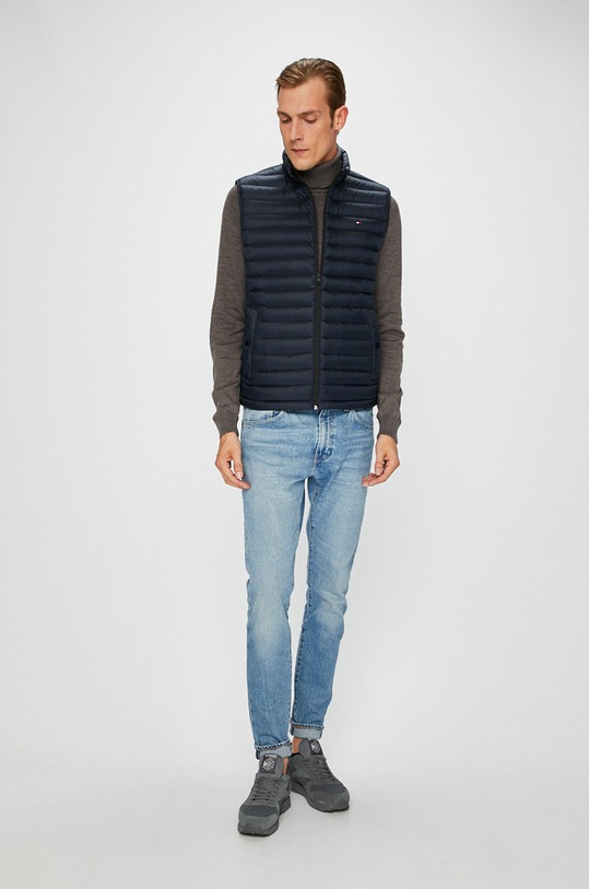 Tommy Hilfiger - Пухен елек MW0MW06557 тъмносин AA00