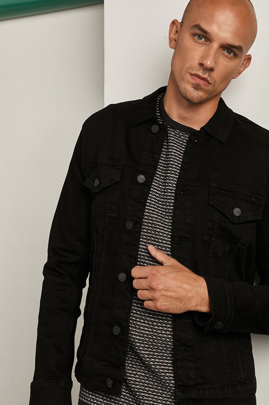 Only & Sons geacă din denim negru 22017011