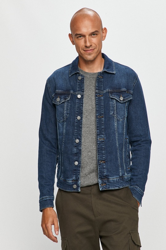 Only & Sons geacă din denim necaptusit bleumarin 22017013