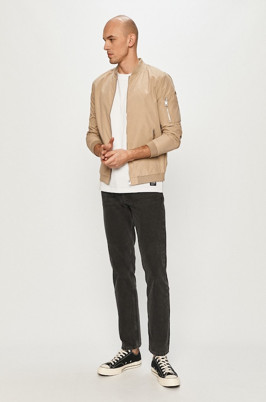 Jack & Jones - Kurtka bomber 12165203 beżowy AA00