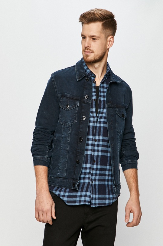 Jack & Jones geacă din denim necaptusit bleumarin 12166867