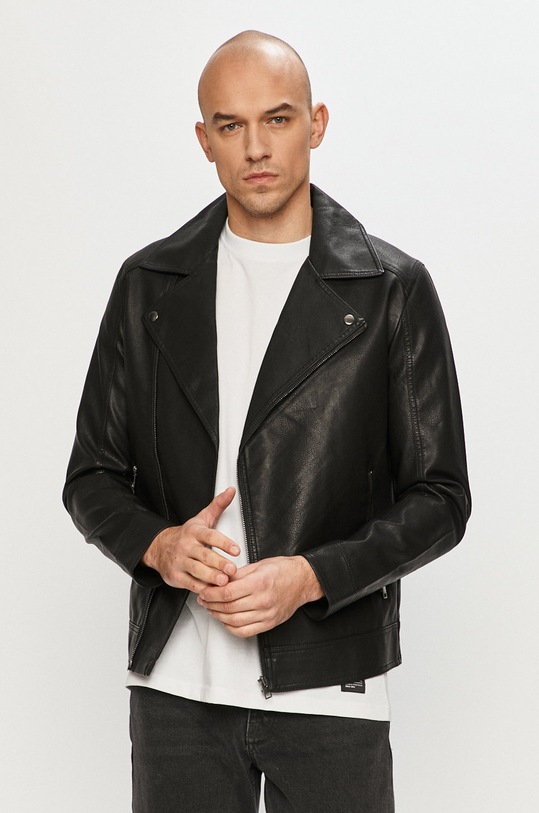 Jack & Jones - Bunda krivák čierna 12185005.