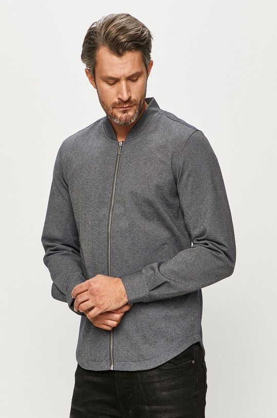 Clean Cut Copenhagen - Geaca cu captuseala bleumarin CC1378.DenimMelan