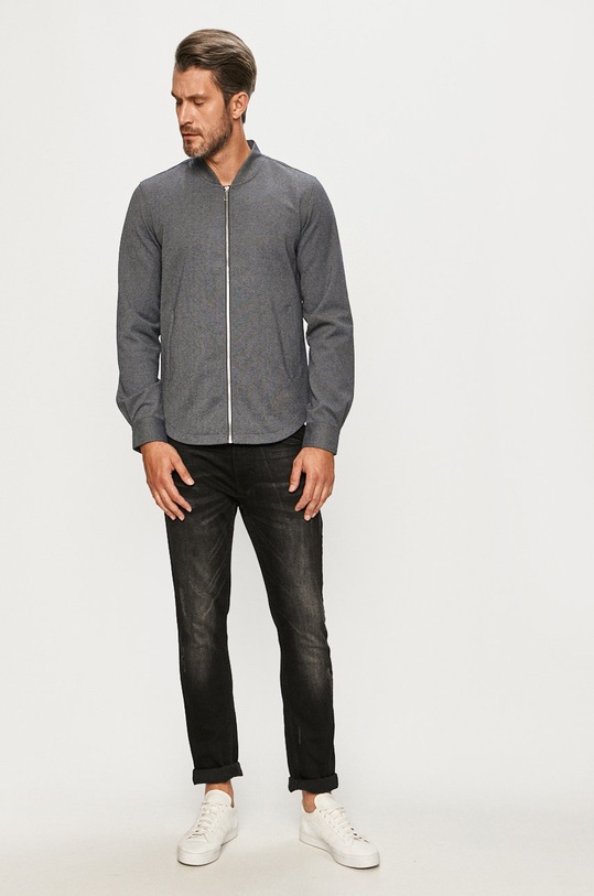 Clean Cut Copenhagen - Geaca CC1378.DenimMelan bleumarin AA00