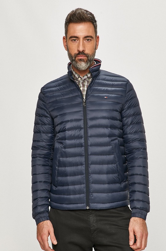 Tommy Hilfiger - Péřová bunda námořnická modř MW0MW12720