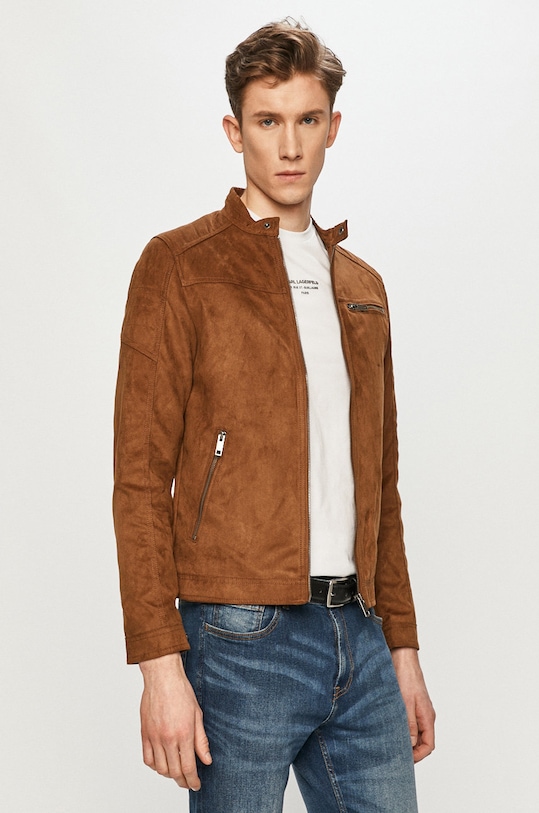 Jack & Jones - Bunda nezateplené hnedá 12147218.