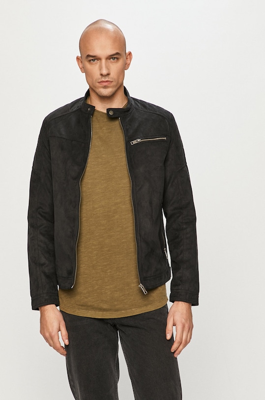 Jack & Jones - Kurtka bez kaptura czarny 12147218.