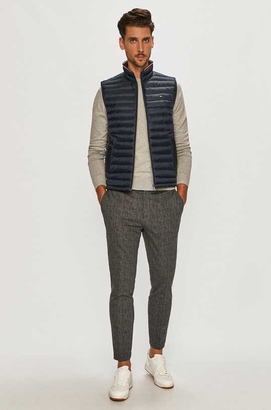 Tommy Hilfiger Bezrękawnik puchowy MW0MW12719 granatowy AA00