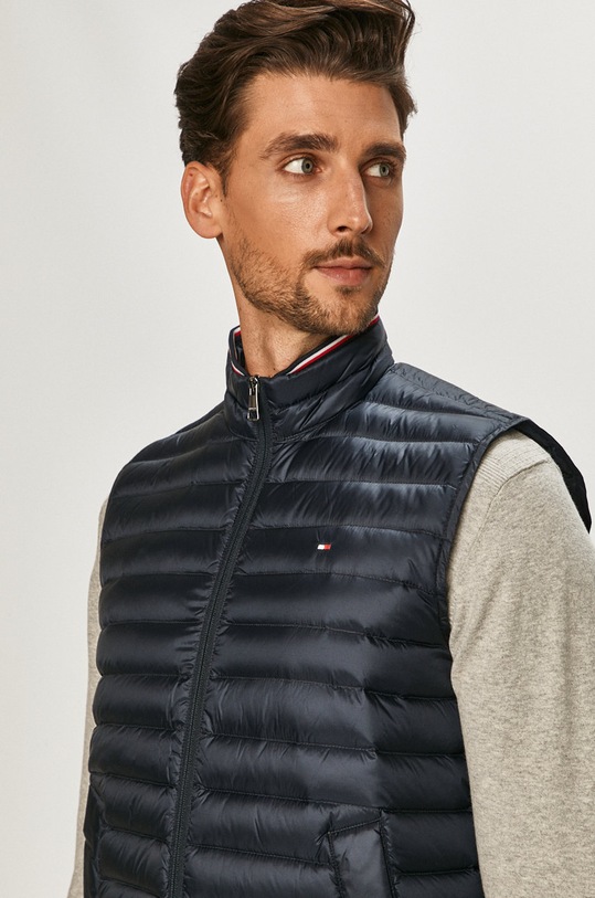 Tommy Hilfiger Bezrękawnik puchowy granatowy MW0MW12719