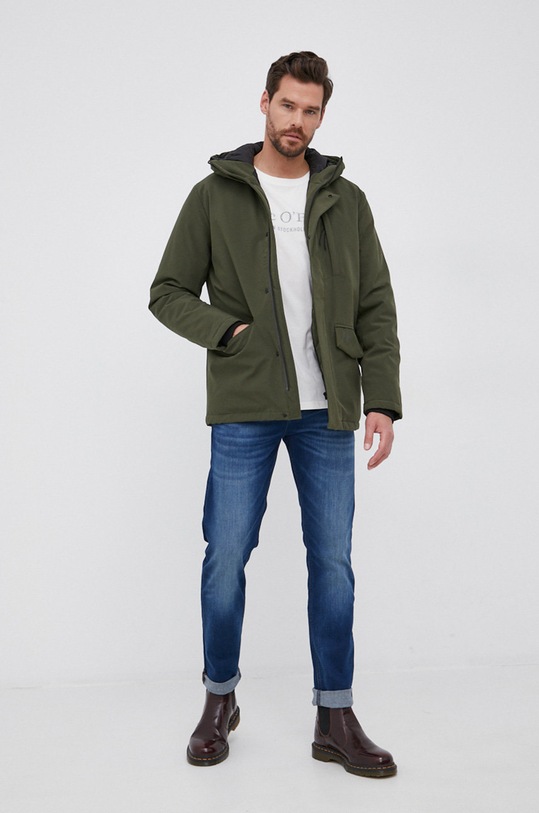 Selected Homme Kurtka 16081559 zielony AA00