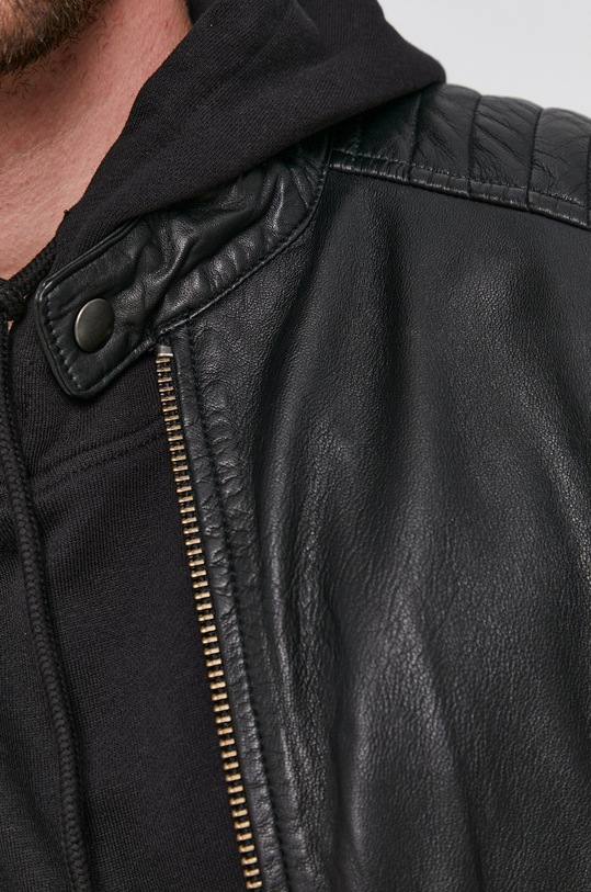 Kožená bunda Selected Homme 16077538