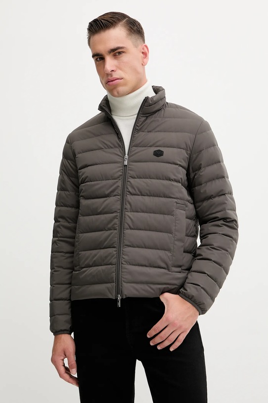 Emporio Armani kurtka puchowa bez kaptura zielony 8N1BQ2.1NLRZ