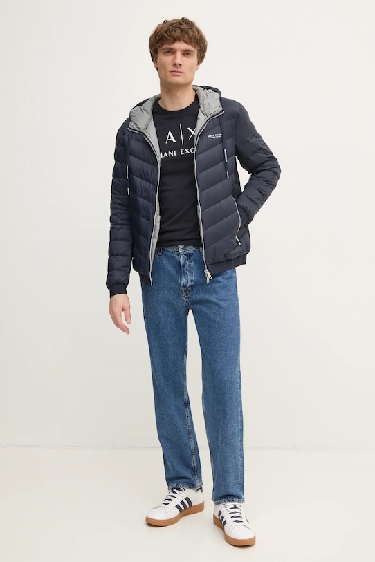 Armani Exchange kurtka puchowa 8NZB53.ZNW3Z.NOS granatowy AA00