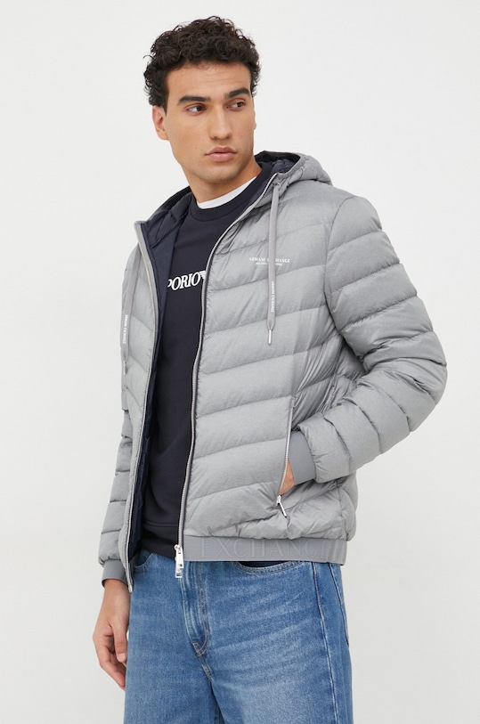 Armani Exchange kurtka puchowa szary 8NZB53.ZNW3Z.NOS