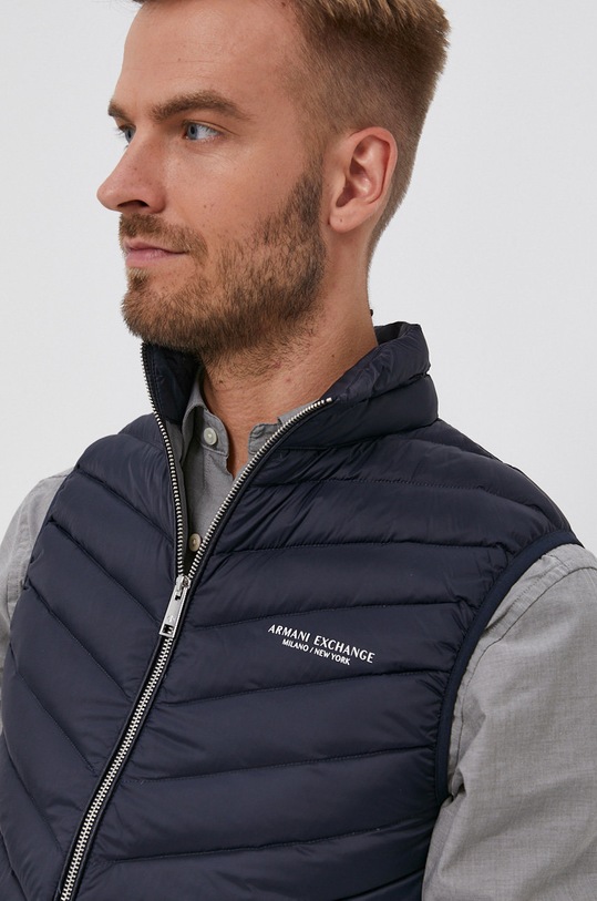 Armani Exchange Bezrękawnik puchowy granatowy 8NZQ52.ZNW3Z.NOS