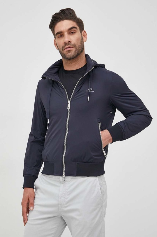 Bunda Armani Exchange jemné zateplenie tmavomodrá 8NZB60.ZN97Z.NOS
