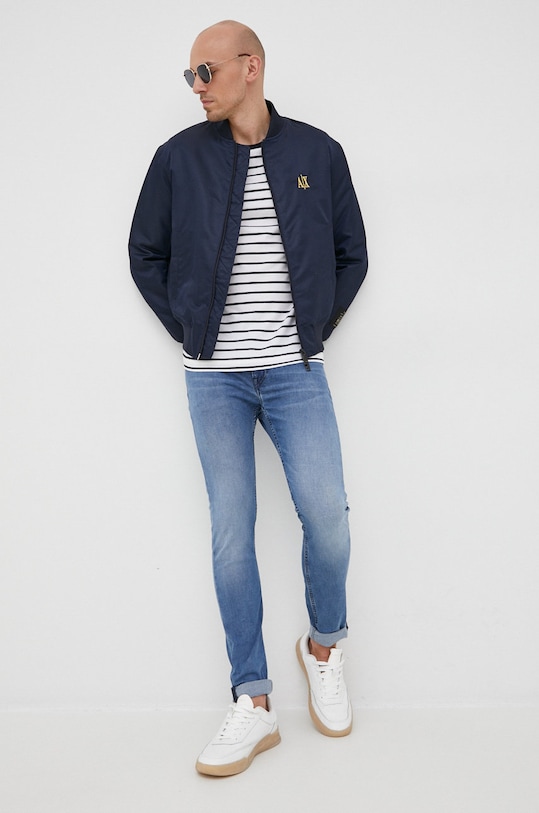 Bunda Armani Exchange 8NZBP6.ZNUBZ.NOS tmavomodrá AA00