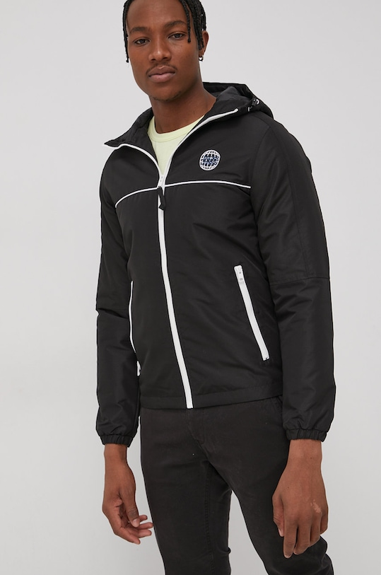 Jack & Jones geaca cu captuseala negru 12192718.Black