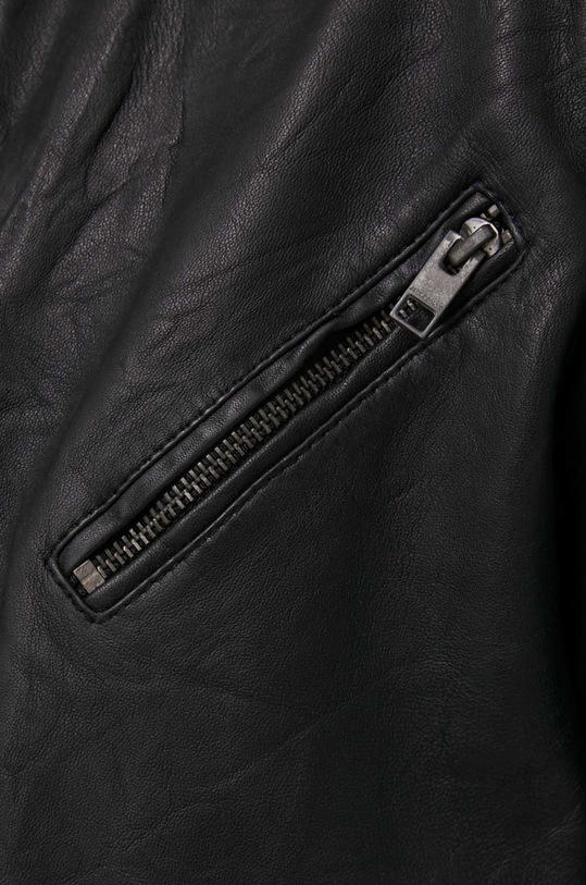 Jack & Jones geaca de piele 12191012.Black negru