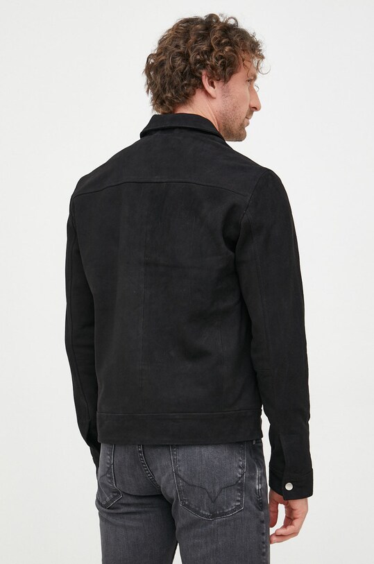 Oblečenie Semišová bunda Selected Homme 16085744.Black čierna