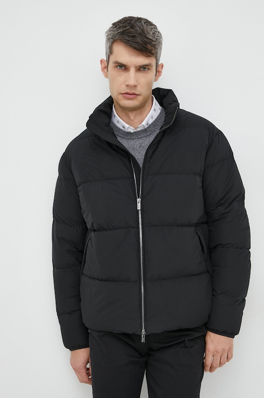 Emporio Armani geaca de puf cu captuseala negru 8N1BQ3.1NLRZ.NOS
