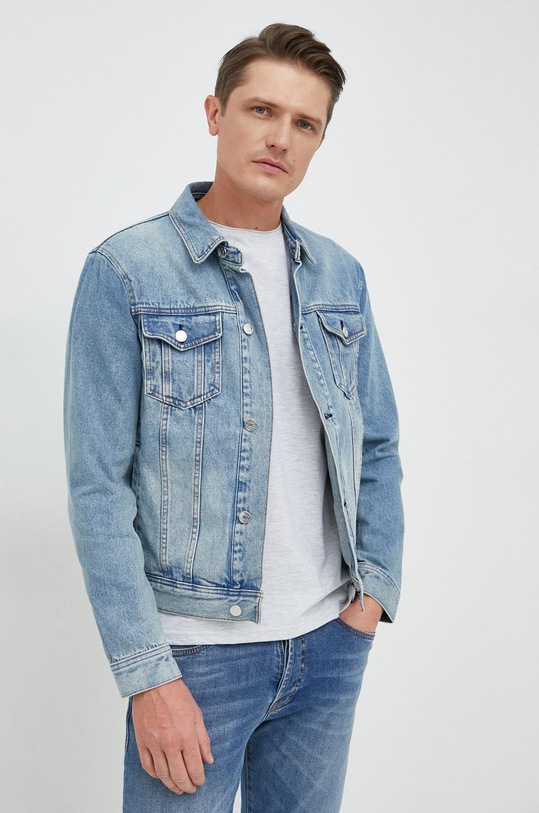 Džínová bunda Armani Exchange riflovina modrá 8NZBP4.Z1P1Z.NOS