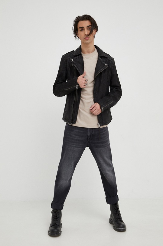 Кожено яке Young Poets Society 106650 черен AA00