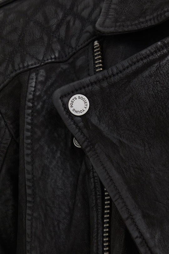 Кожено яке Young Poets Society 106650 черен