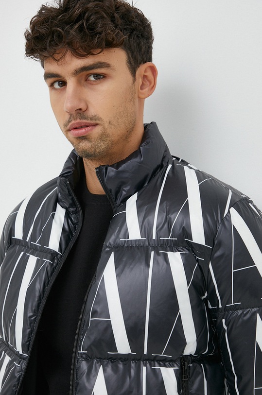 Пухова куртка Armani Exchange з підкладкою чорний 8NZBP8.ZNULZ.NOS