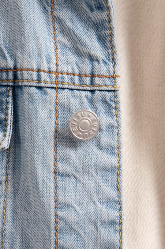 Evisu denim vest 2ESHTM2VS711XXDN blue