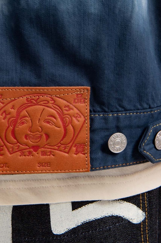 Evisu denim vest 2ESHTM2VS711XXDN