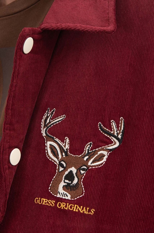 Куртка-бомбер Guess Originals x Simon Corduroy M2BL07.WEUW0 червоний