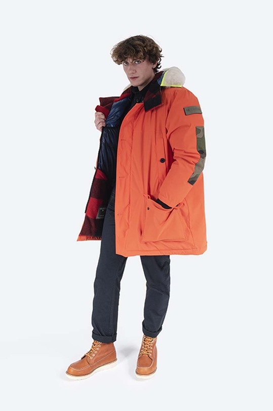 Îmbrăcăminte Griffin geacă de puf cu două fețe GW20.03C portocaliu