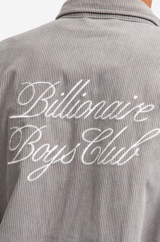 Μπουφάν με κορδόνι Billionaire Boys Club Corduroy Harrington Jacket γκρί B22204
