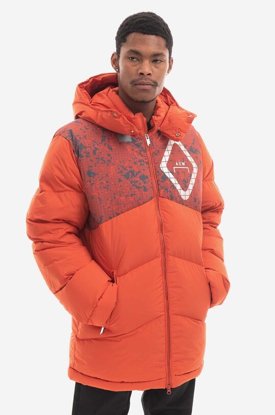 Páperová bunda A-COLD-WALL* Panelled Down Jacket ACWMO107 RUST ACWMO107.