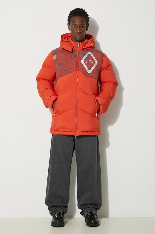 A-COLD-WALL* down jacket Panelled Down Jacket ACWMO107. orange AA00