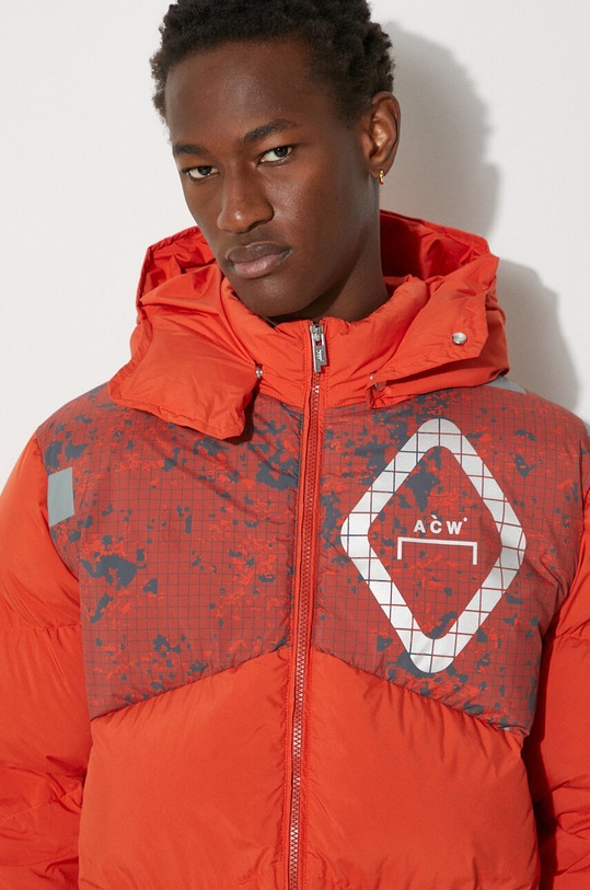 A-COLD-WALL* down jacket Panelled Down Jacket ACWMO107. orange