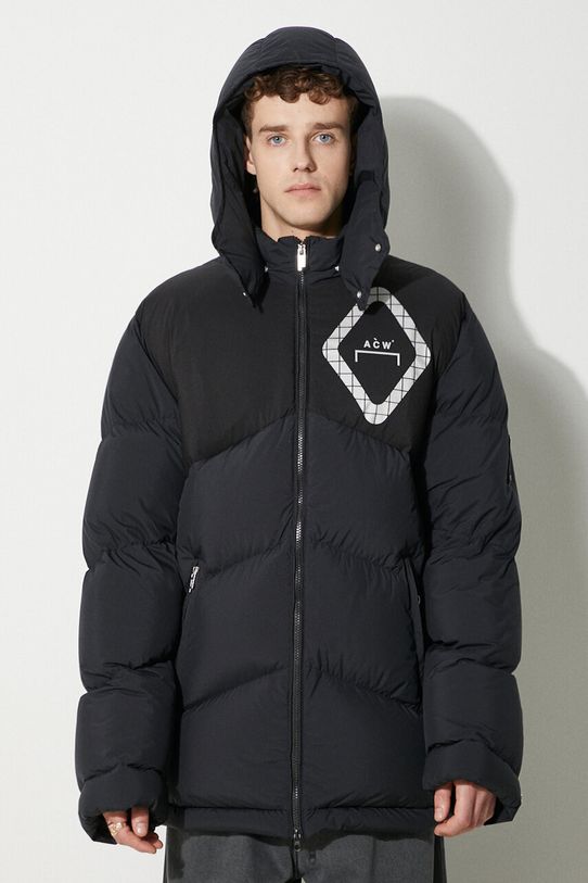 A-COLD-WALL* down jacket Panelled Down Jacket with black ACWMO107.