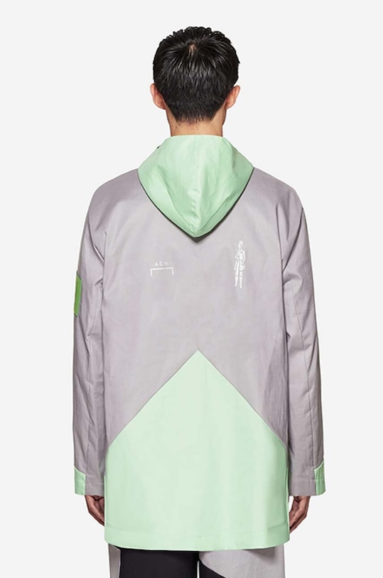 Jakna A-COLD-WALL* Woven Geometric Kagool ACWMO095A. siva AA00